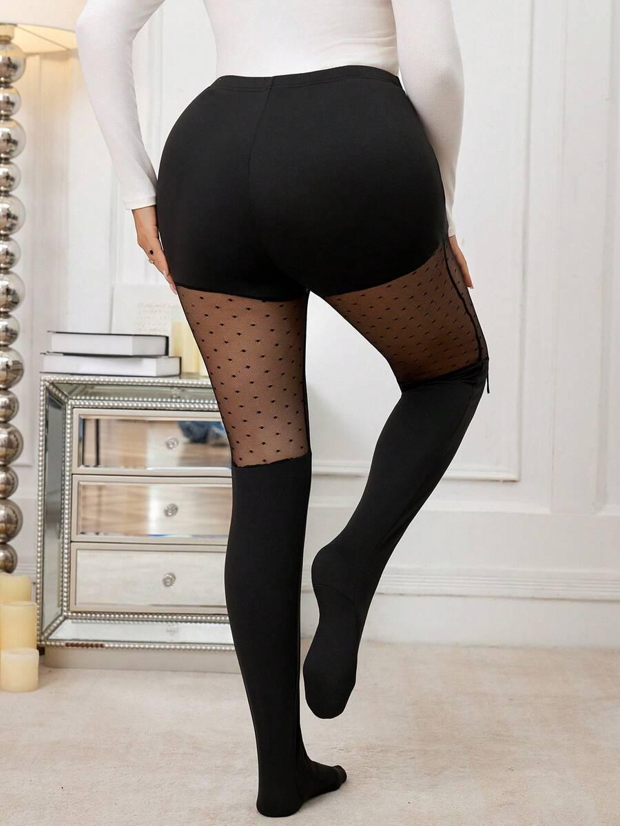 CZARNE LEGGINSY WYSOKI STAN 