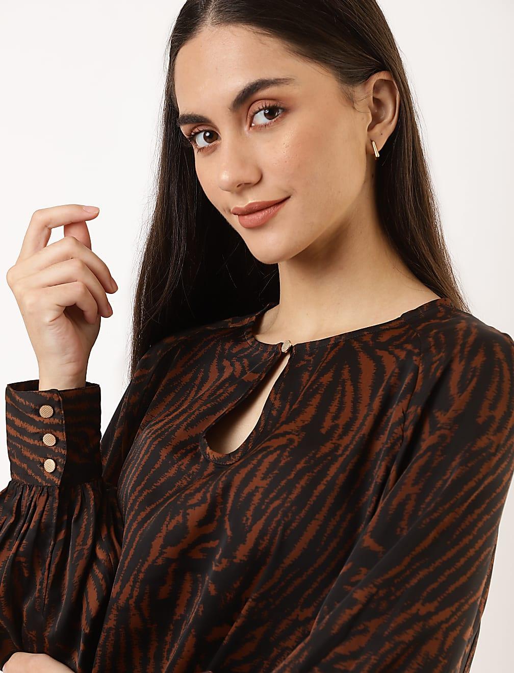 bluzka animal print T41-2124K-XO