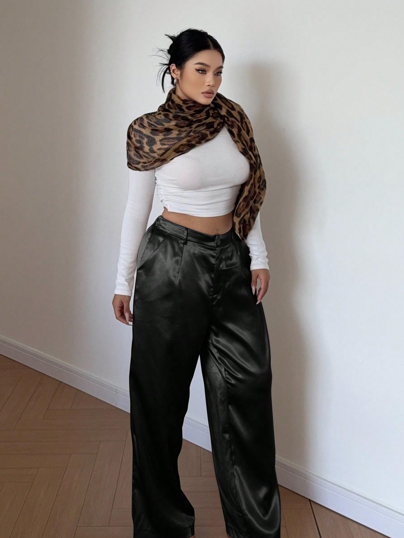CZARNE SPODNIE CASUAL 