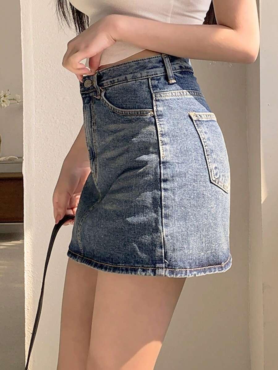 SPÓDNICA MINI PROSTA