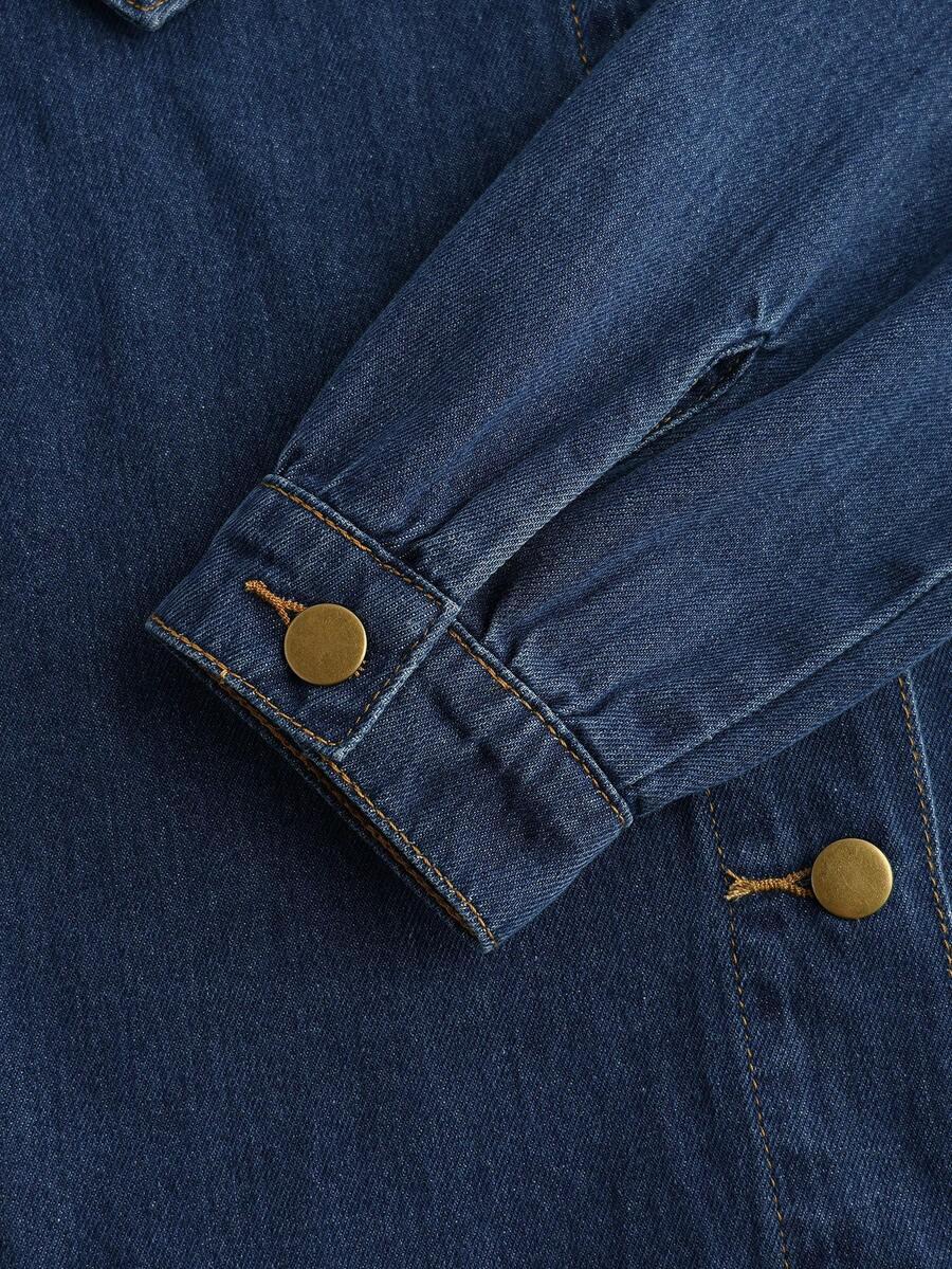 NIEBIESKA SUKIENKA JEANS