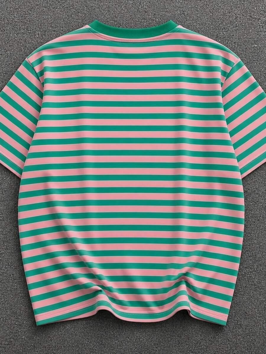 t-shirt wzór paski