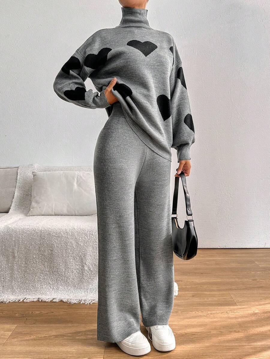 sweter spodnie komplet