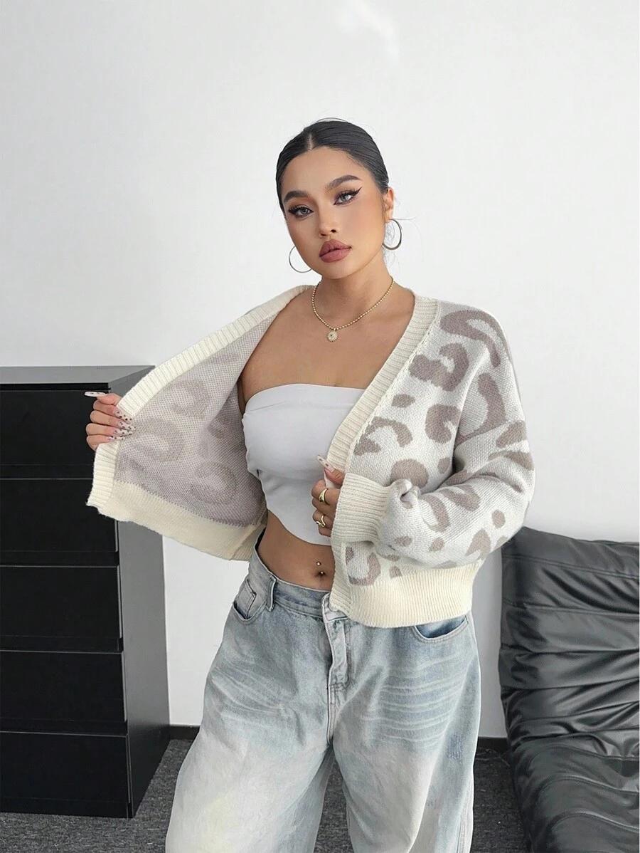 sweter animal print 