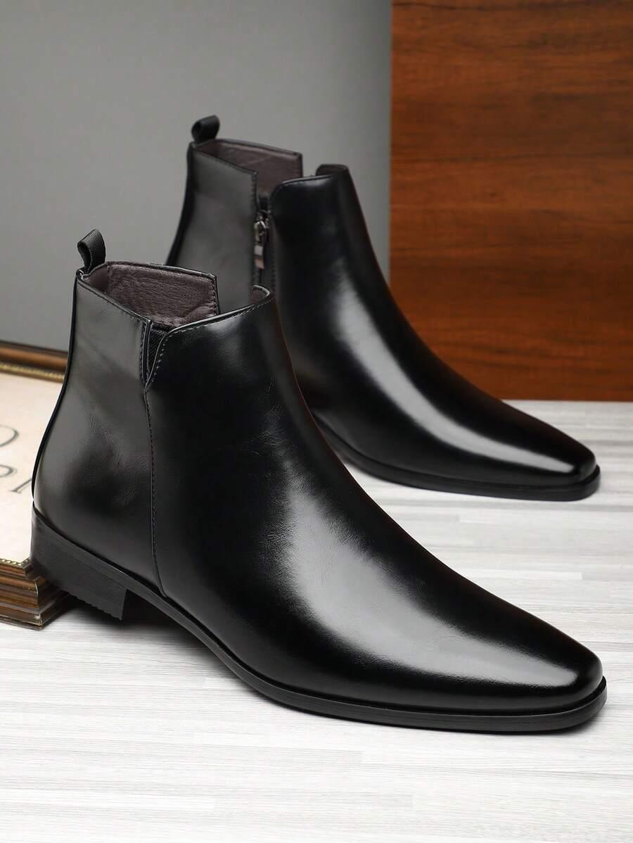 czarne buty sztyblety