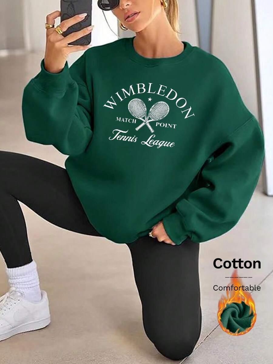 ZIELONA BLUZA NADRUK