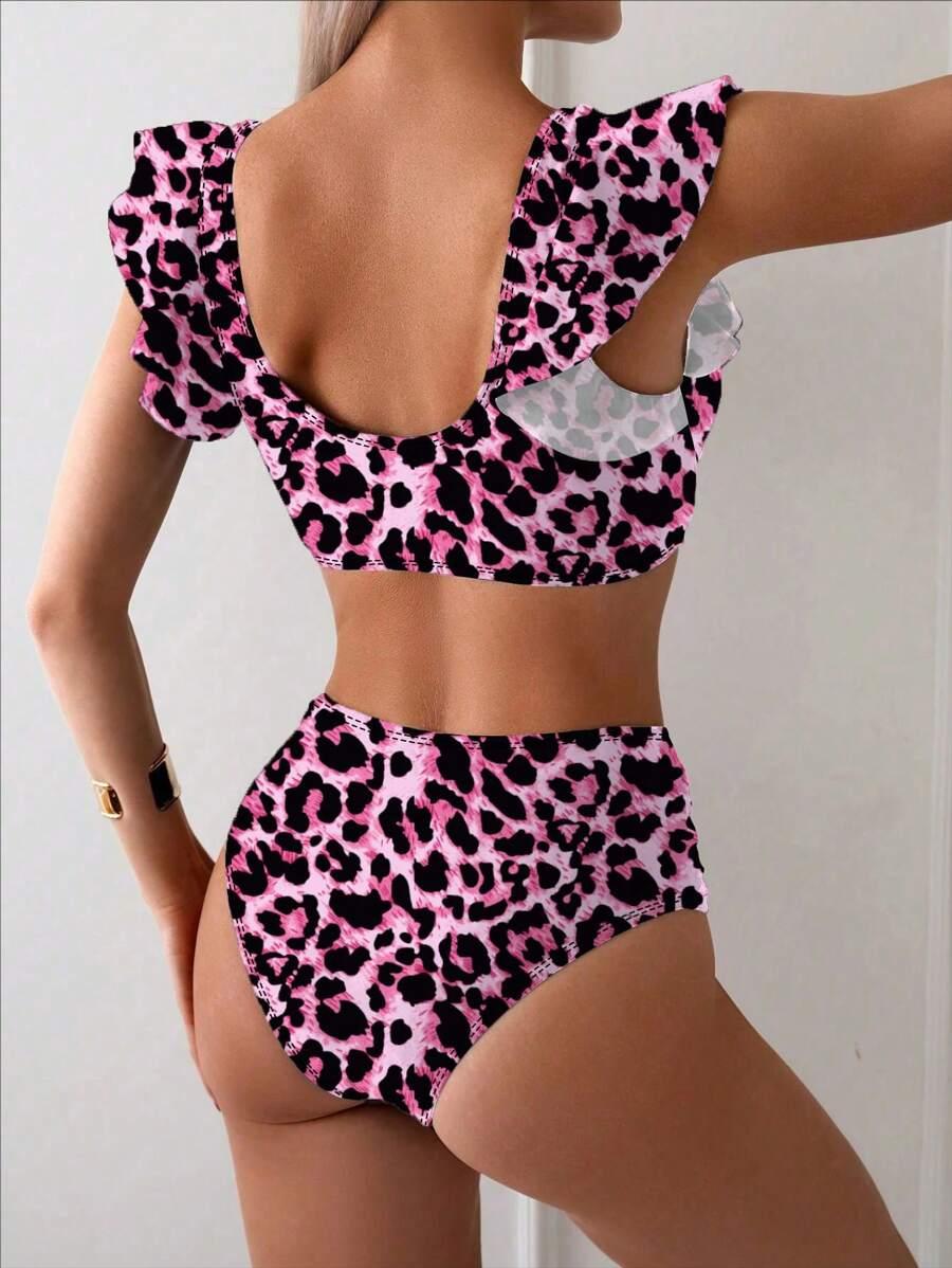 DWUCZĘŚCIOWY STRÓJ KĄPIELOWY ANIMAL PRINT