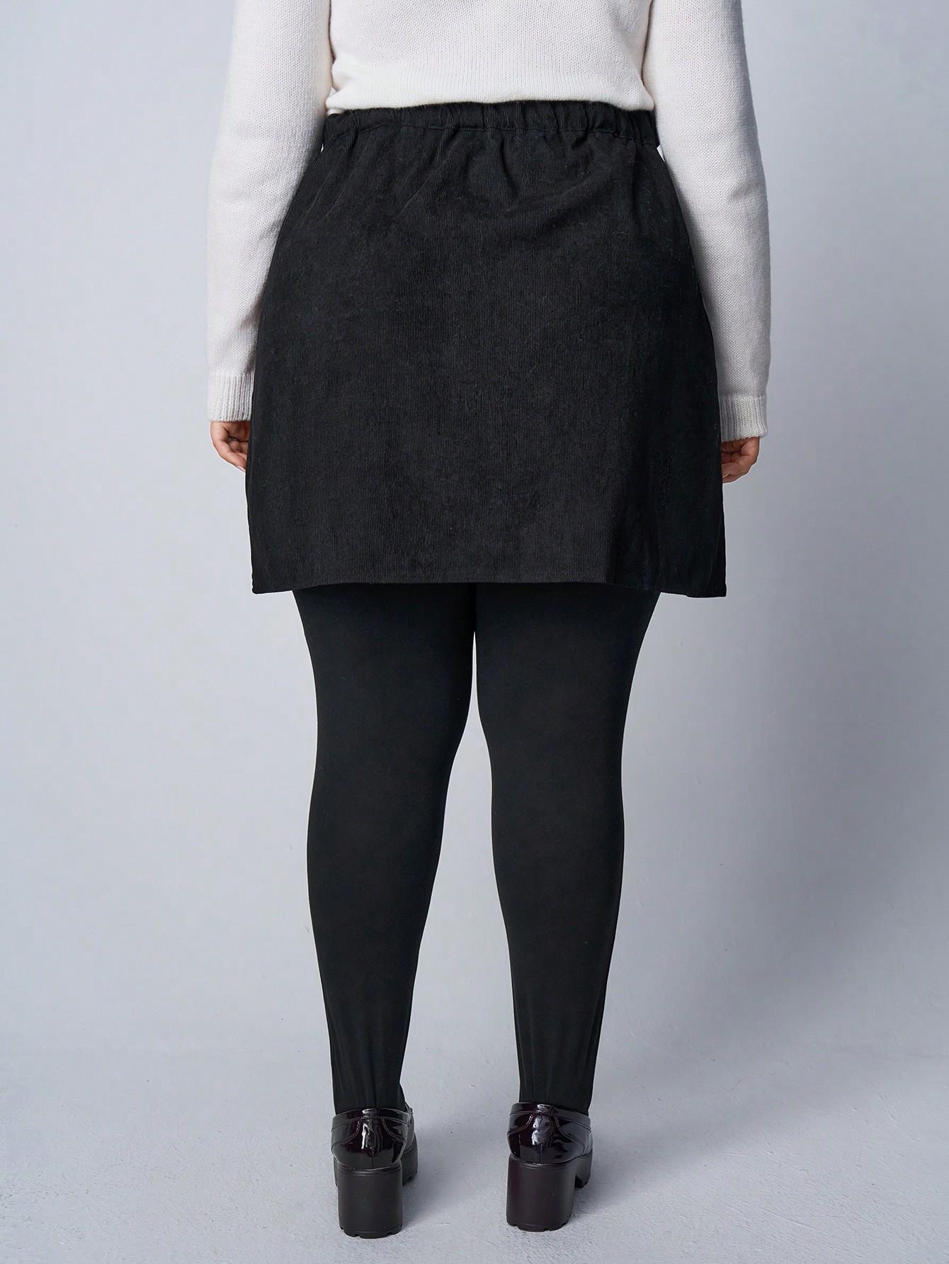 CZARNE LEGGINSY SIATECZKA