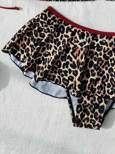 strój kąpielowy animal print