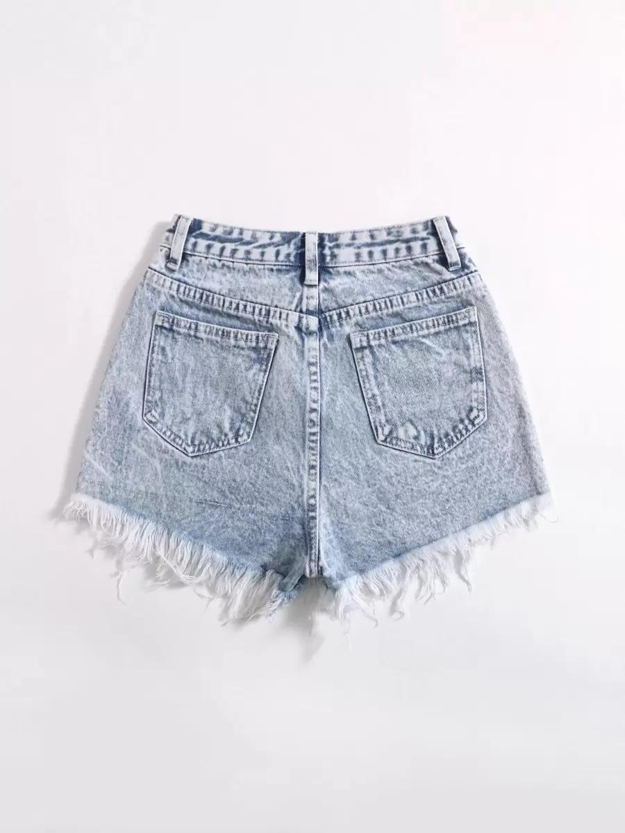 NIEBIESKIE SPODENKI JEANS