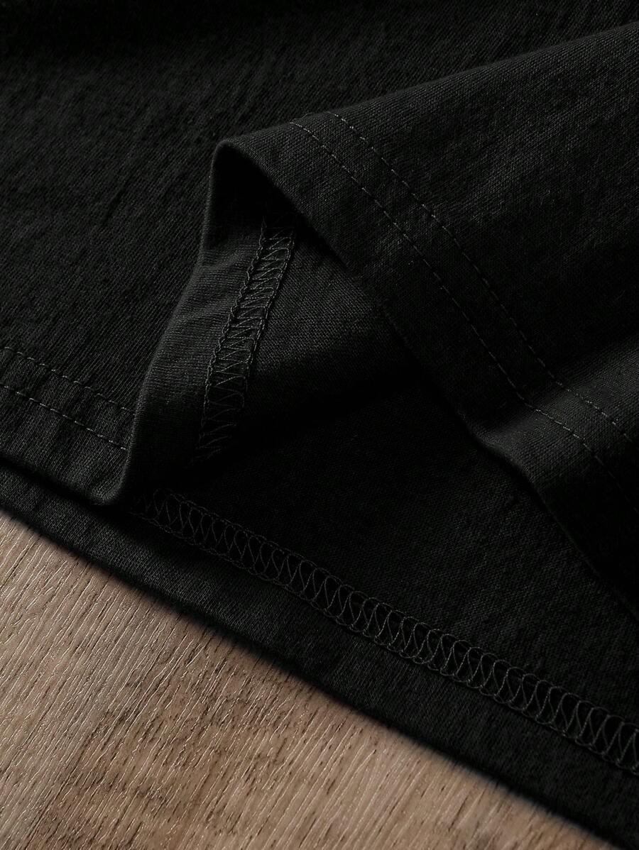 CZARNY T-SHIRT BASIC