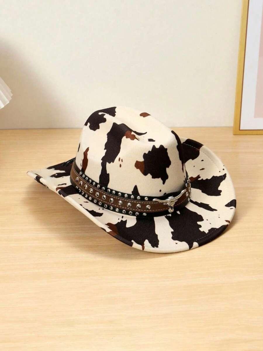 KAPELUSZ kowbojski animal print