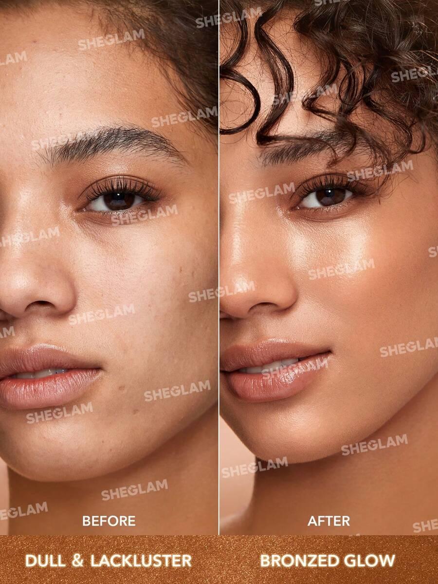 krople brązujące do twarzy deep caramel