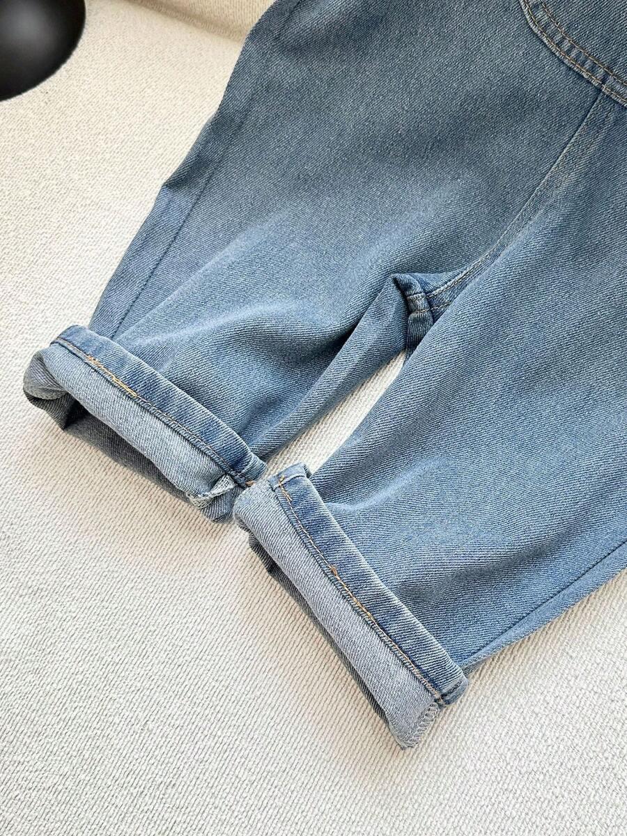 niebieskie ogrodniczki jeans 