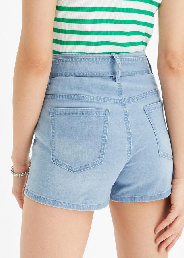 JEANSOWE SPODENKI DAMSKIE BAWEŁNIANE PLUS SIZE