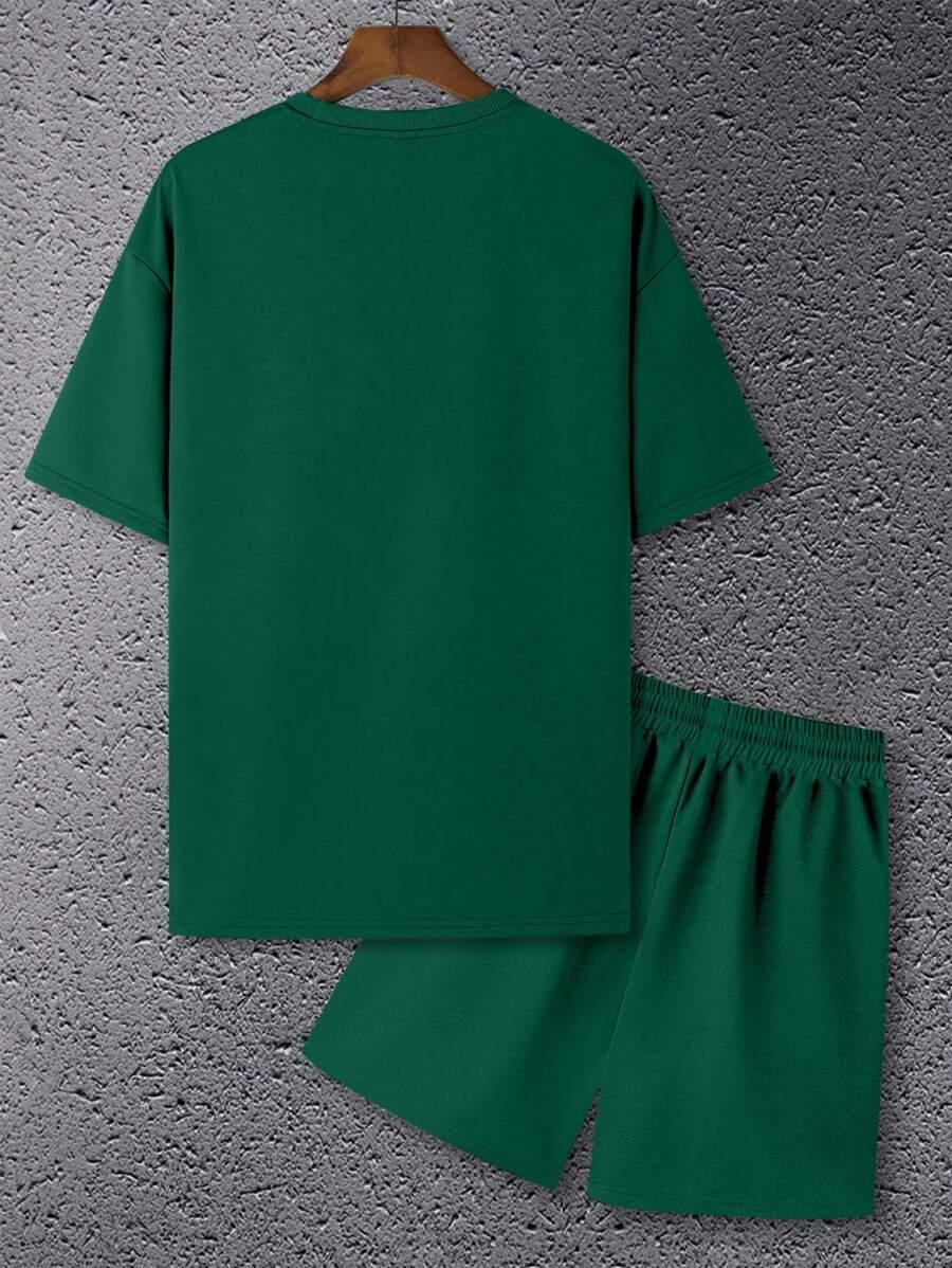 MĘSKI KOMPLET SPODENKI T-SHIRT 