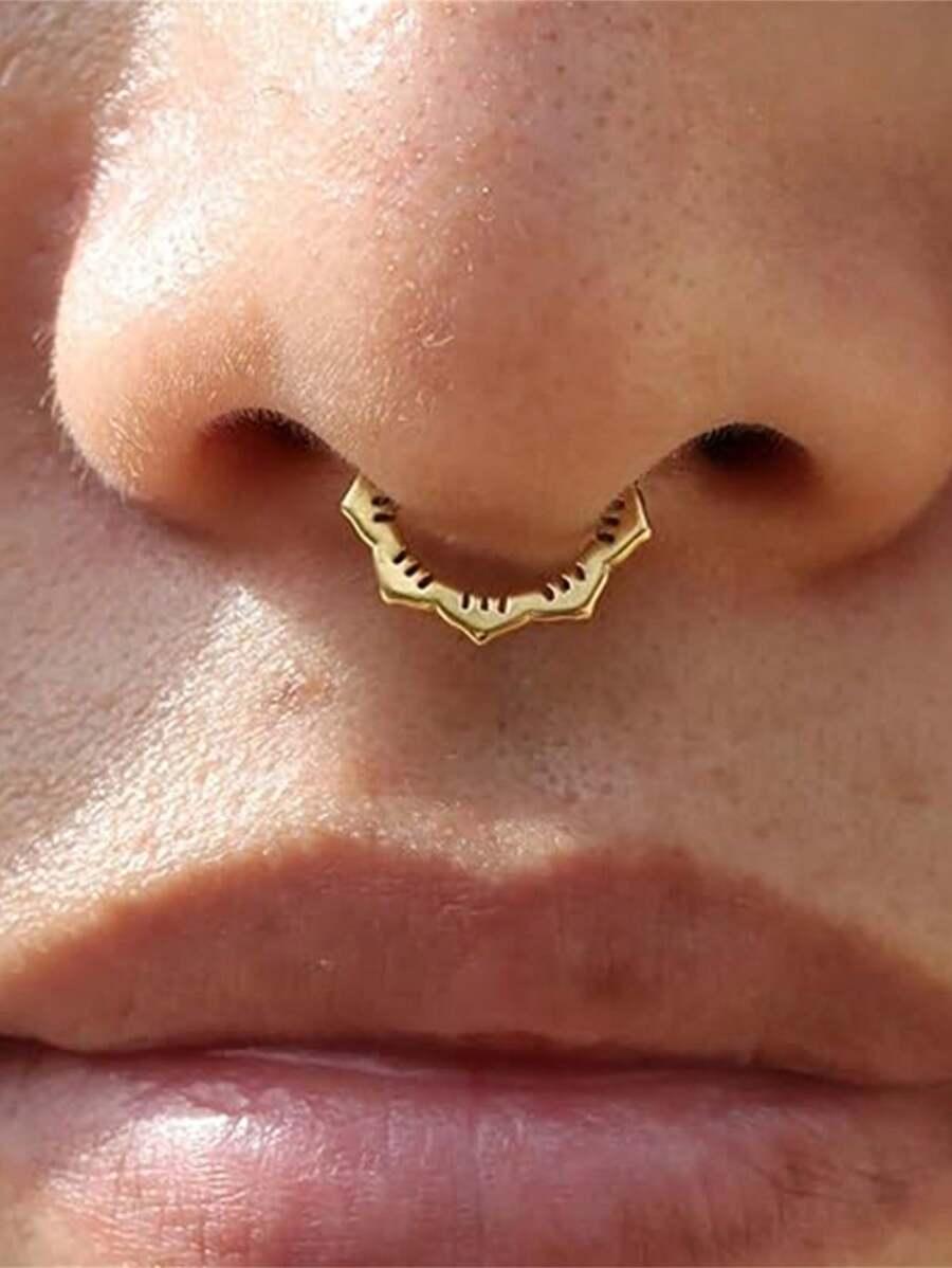 zŁOTY KOLCZYK PIERCING