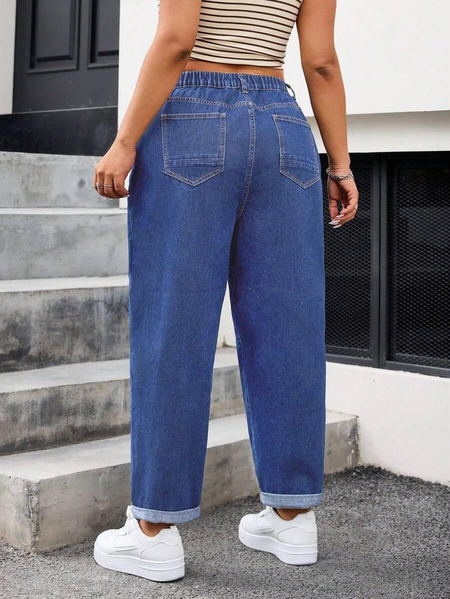 SPODNIE JEANS WYSOKI STAN