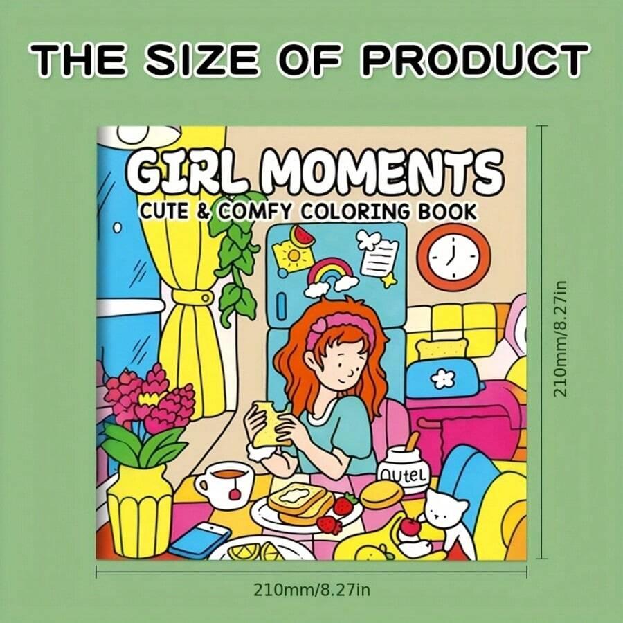 kolorowanka girl moments