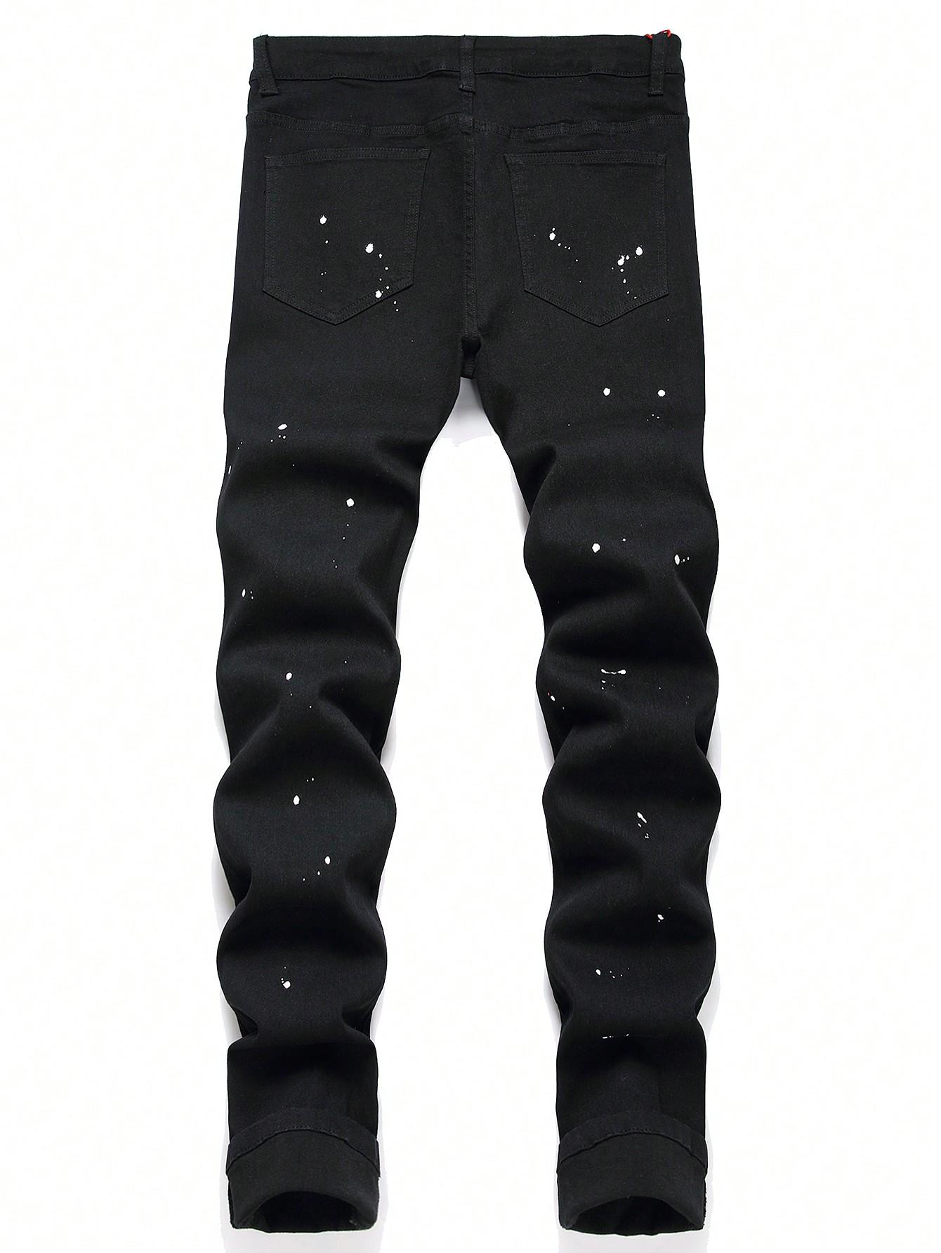 czarne spodnie jeans