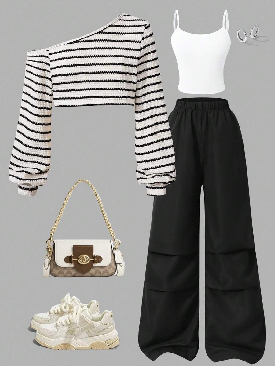 sweter top komplet