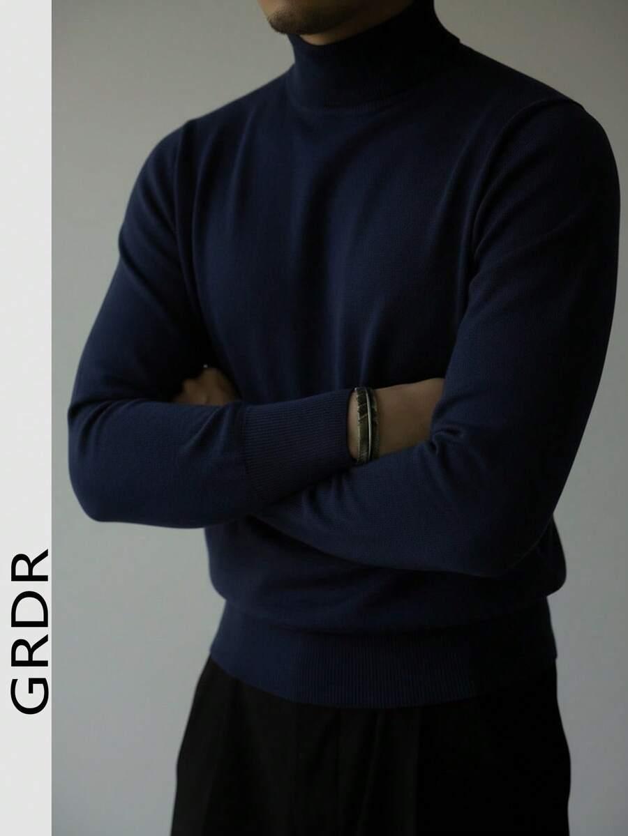 GRANATOWY SWETER GOLF