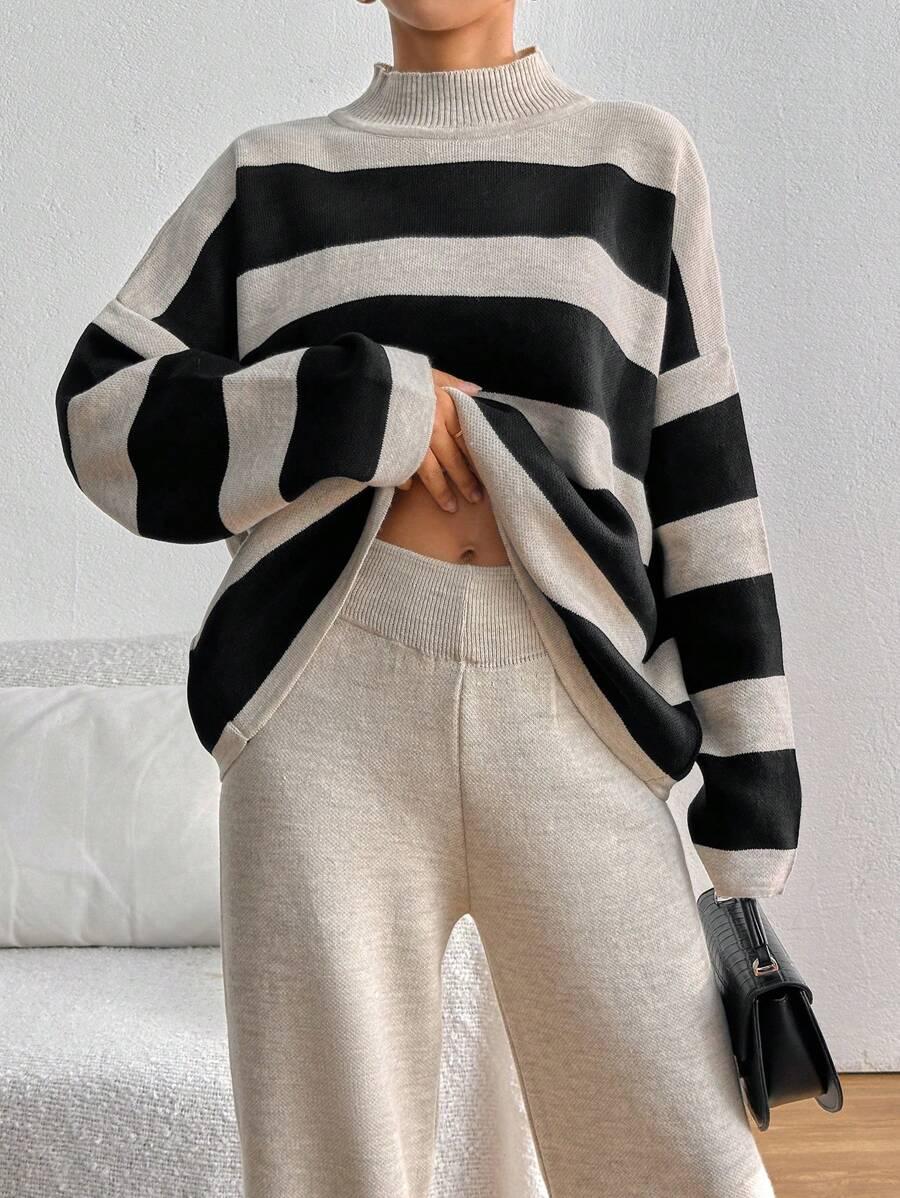 SWETER SPODNIE KOMPLET