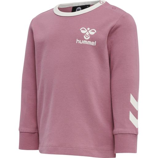 różowa bluzka logo kontrast zatrzaski