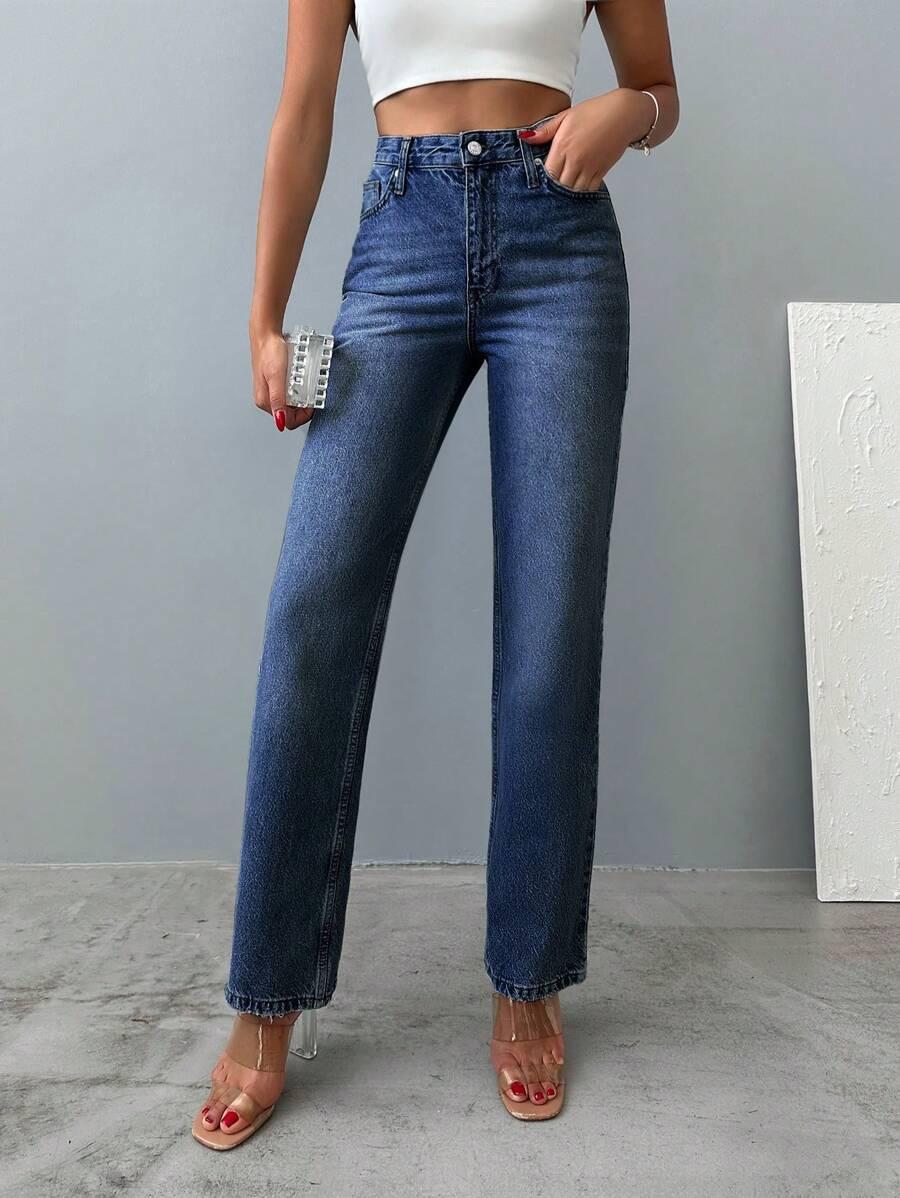 spodnie jeans prosta nogawka