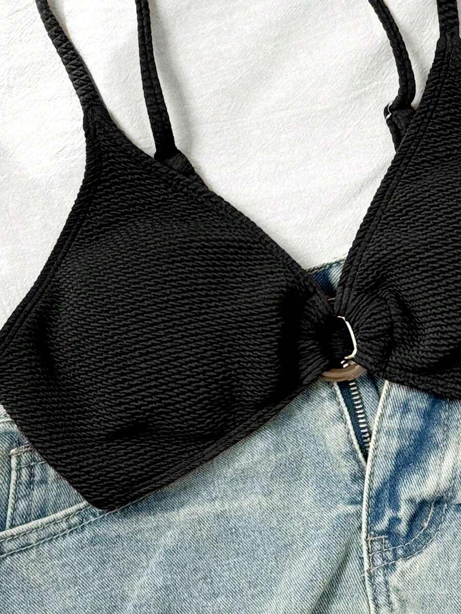 czarna góra od bikini