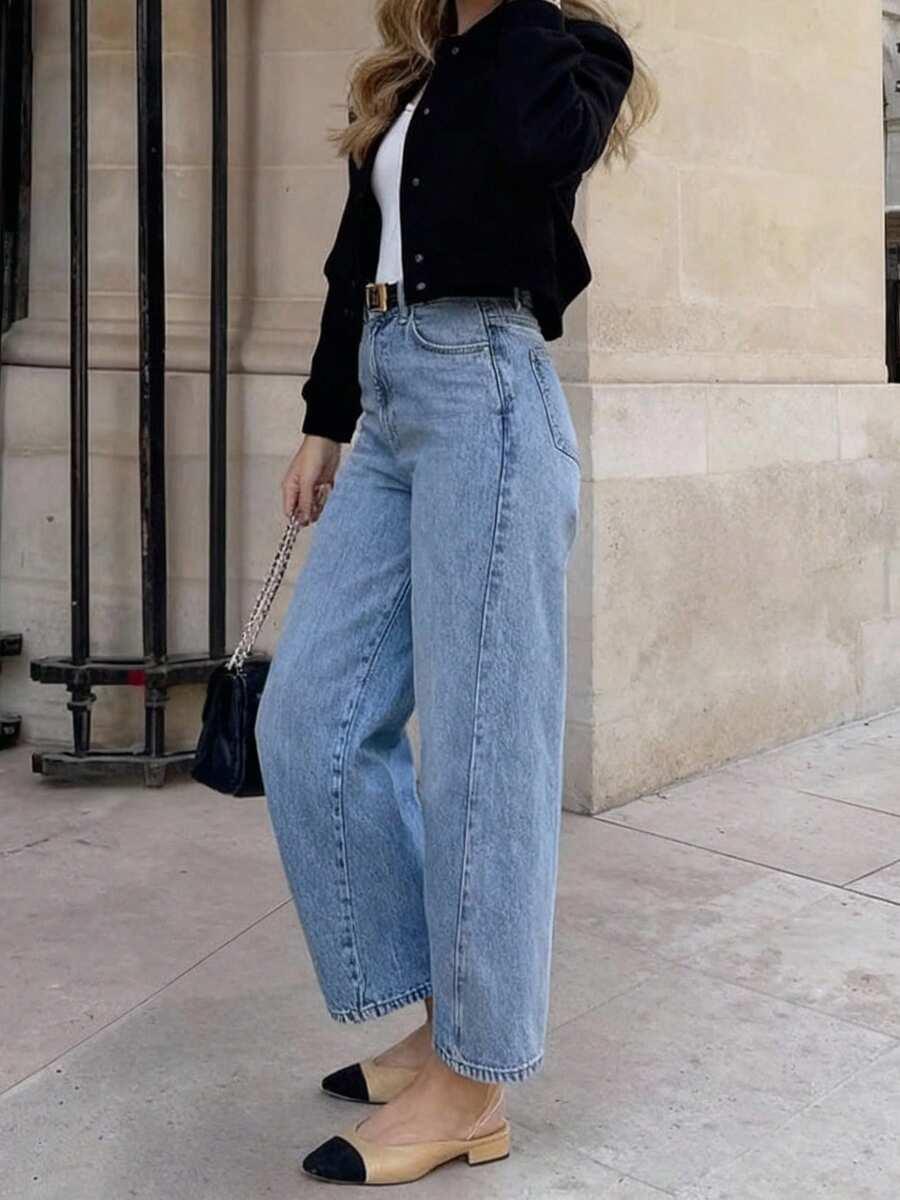NIEBIESKIE SPODNIE JEANS