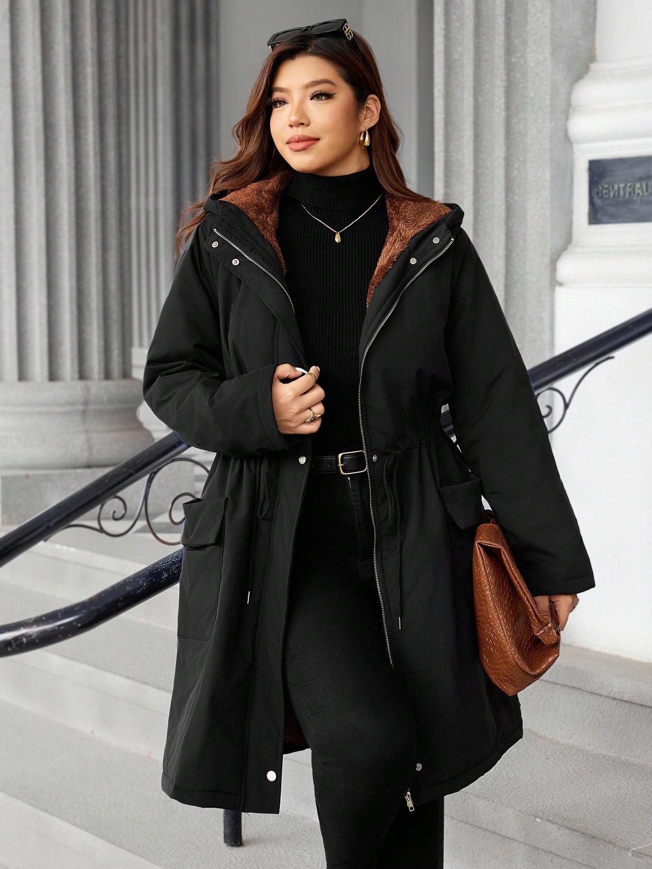 CZARNA KURTKA PARKA