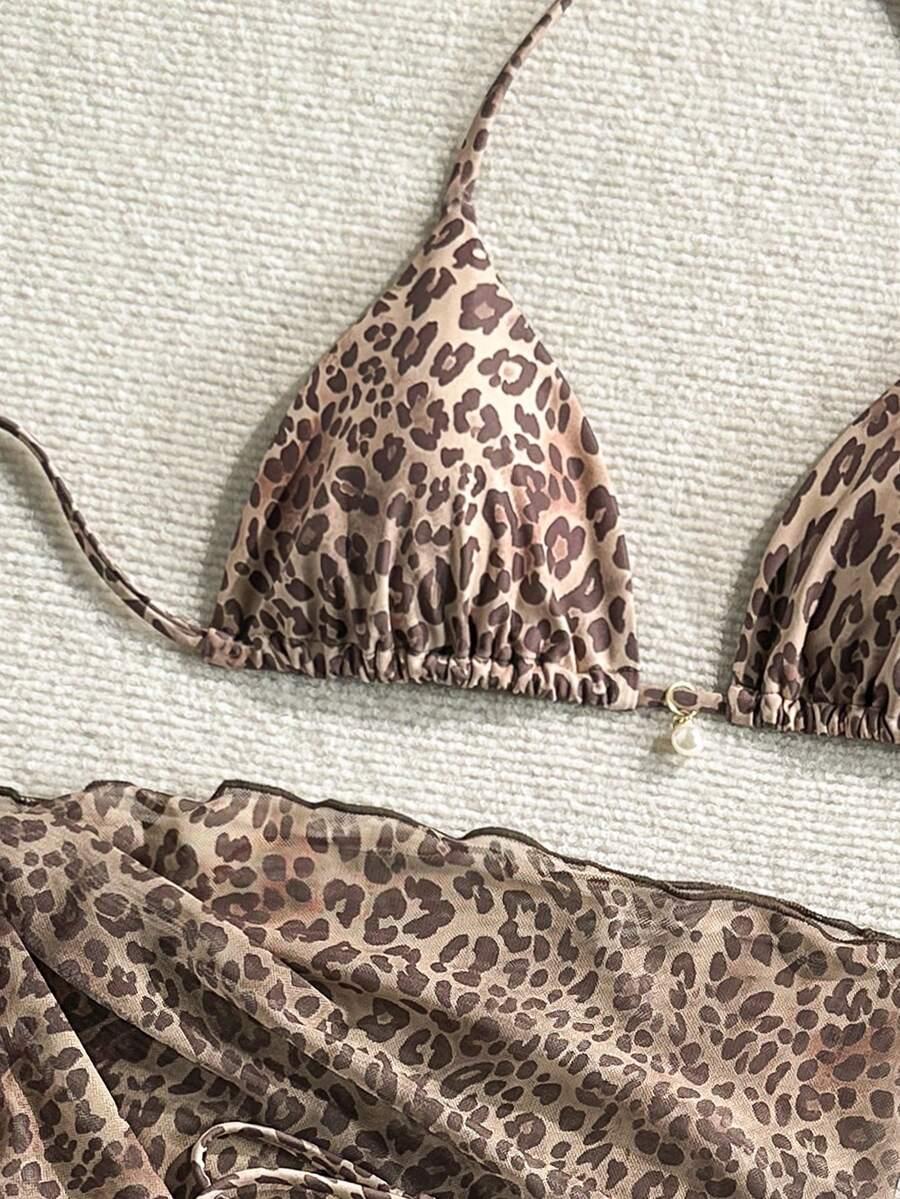 DWUCZĘŚCIOWY STRÓJ KĄPIELOWY ANIMAL PRINT