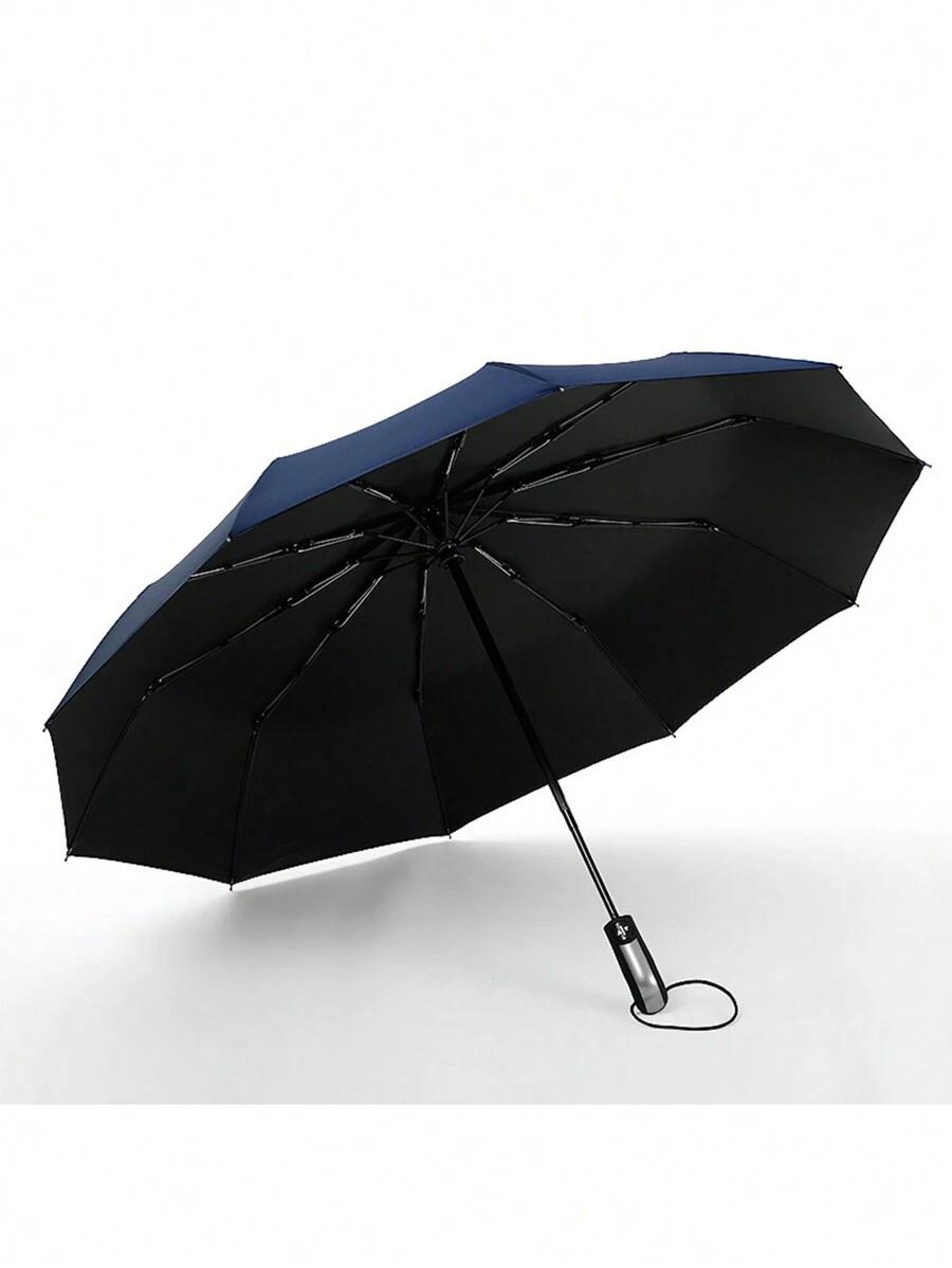 czarny automatyczny parasol
