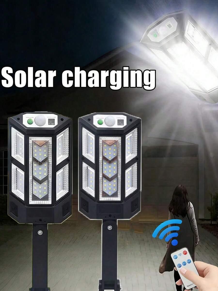Lampa solarna LED z pilotem