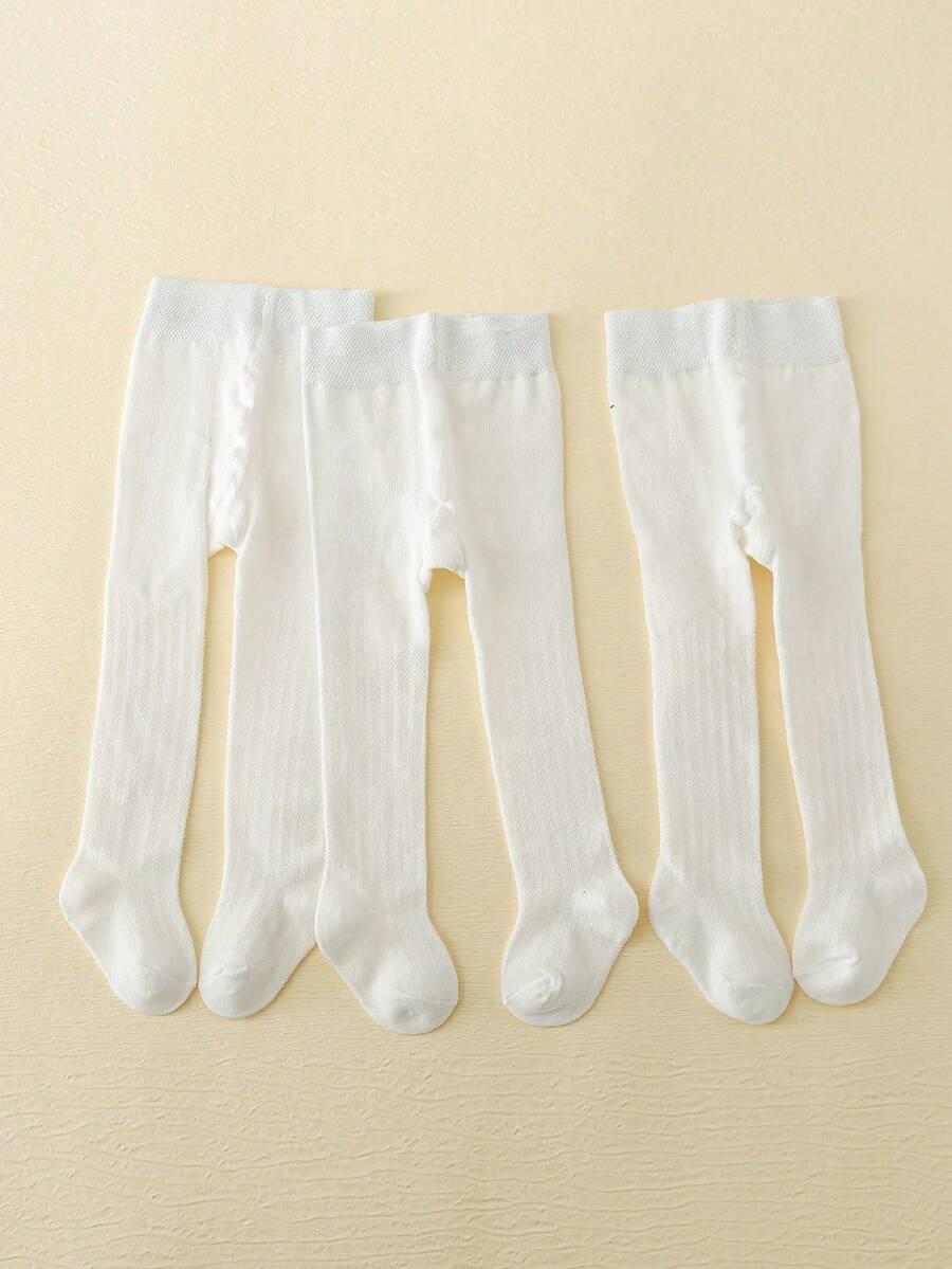 białe rajstopy 3-pack