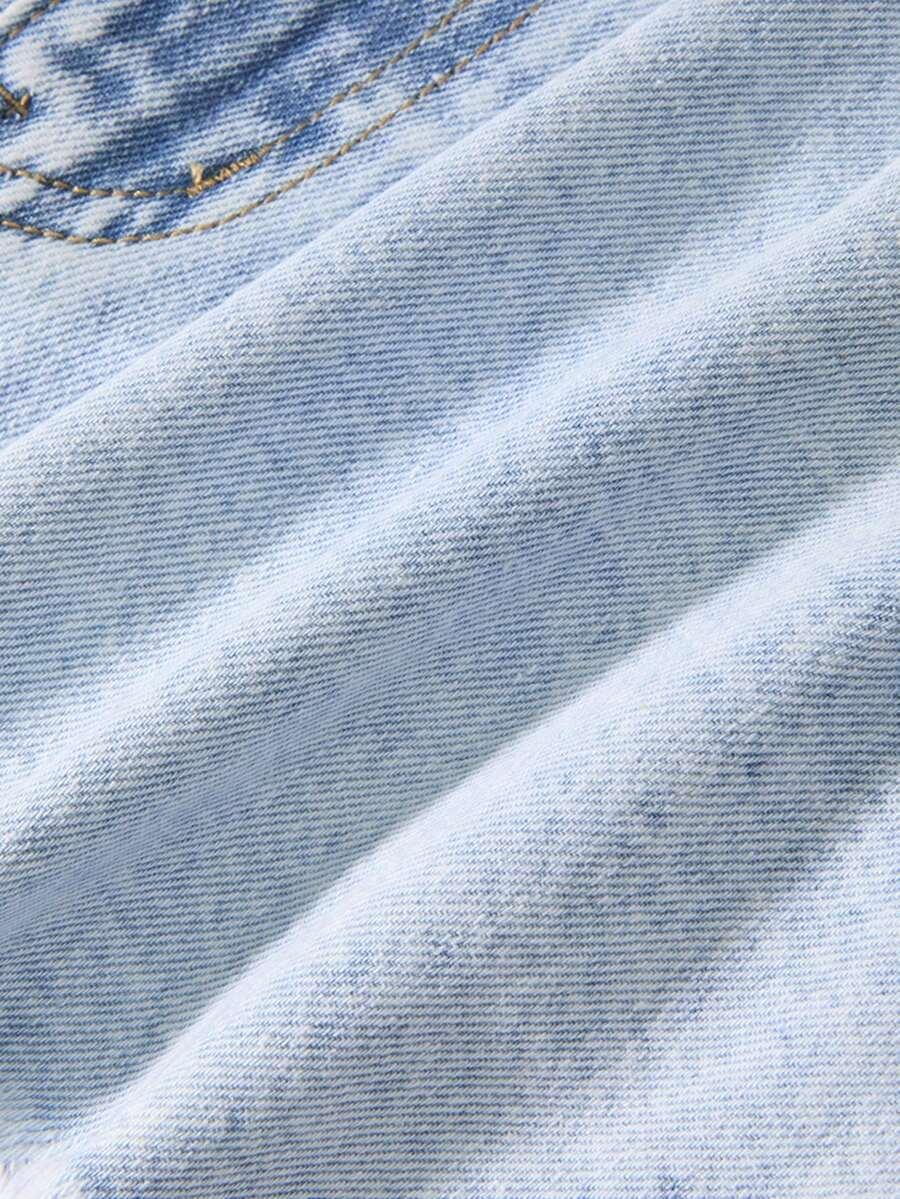 spodenki jeans przetarcia