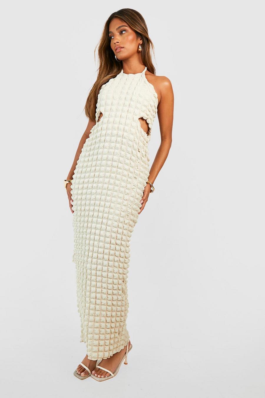 SUKIENKA MAXI Z DEKOLTEM HALTER