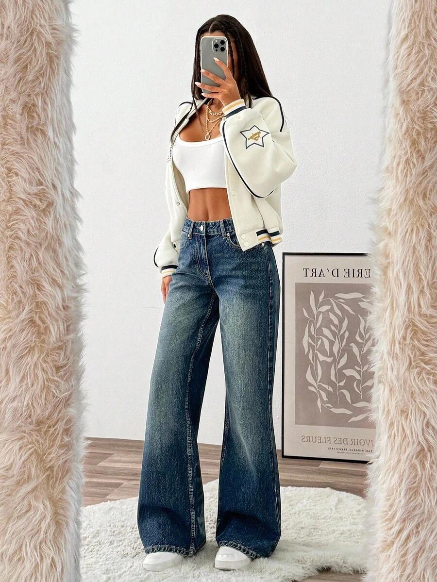 jeansy wysoki stan 
