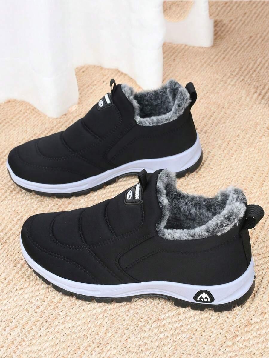 CZARNE OCIEPLANE BUTY SPORTOWE