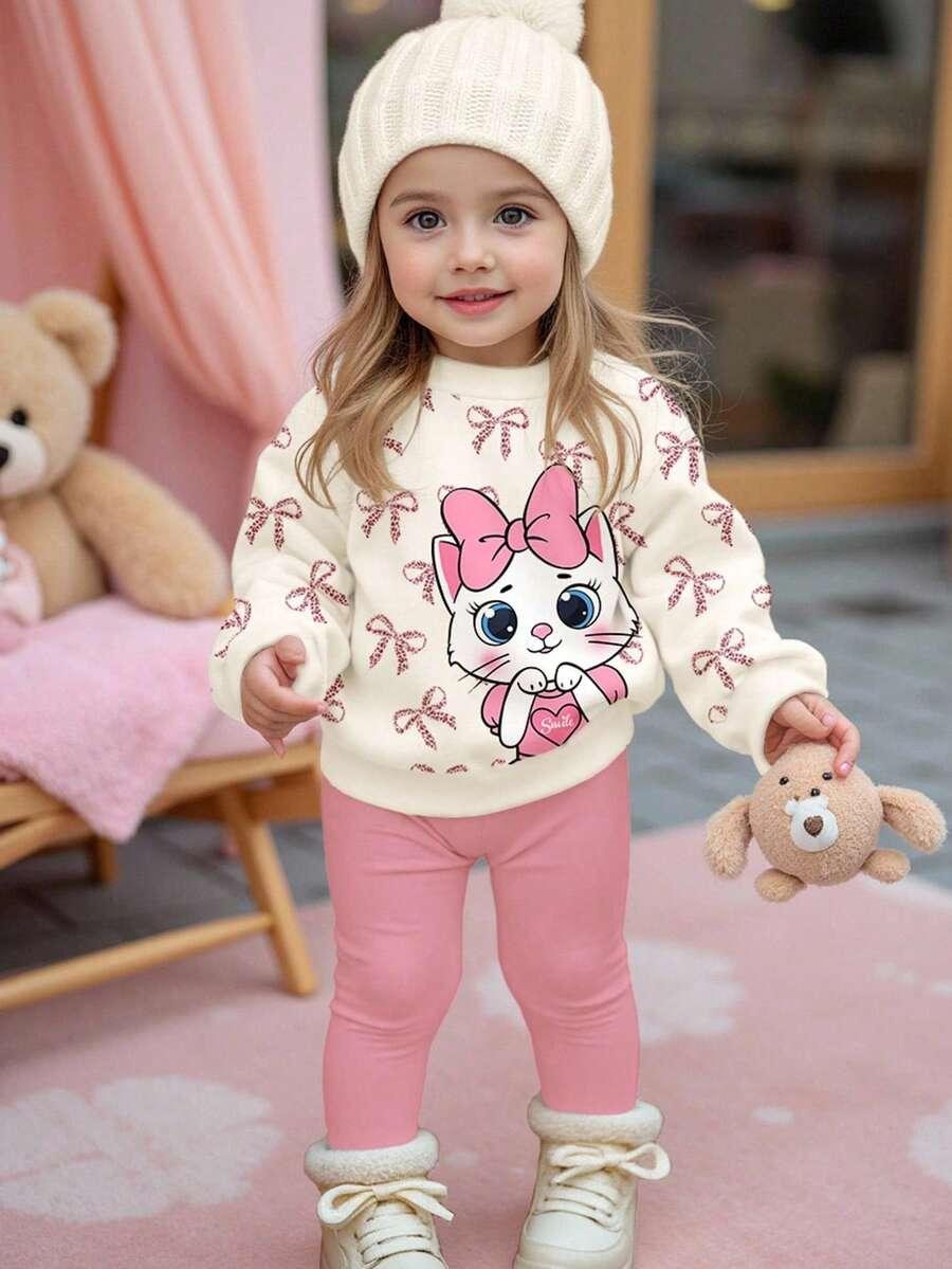 komplet bluza legginsy nadruk 