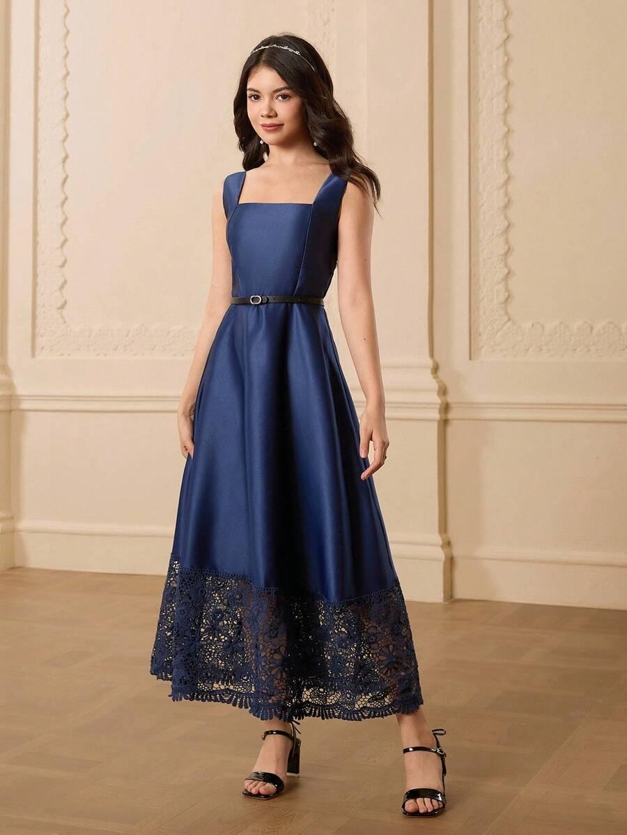 elegancka sukienka z koronką