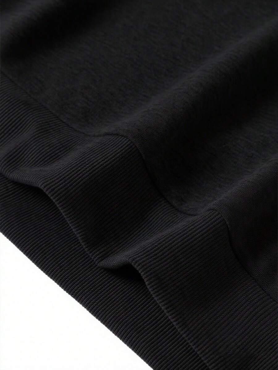 czarna bluza długi rękaw