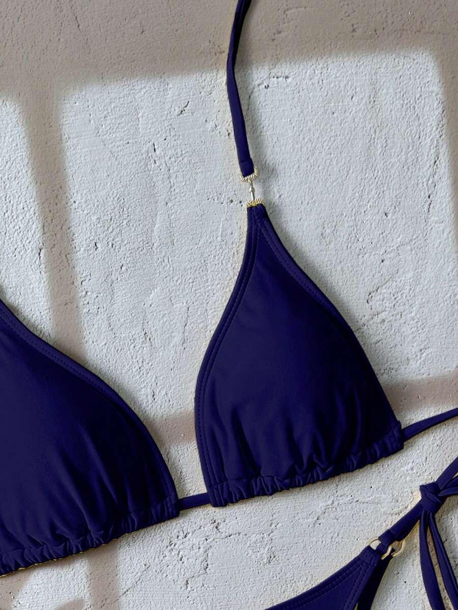 komplet bikini wiązanie