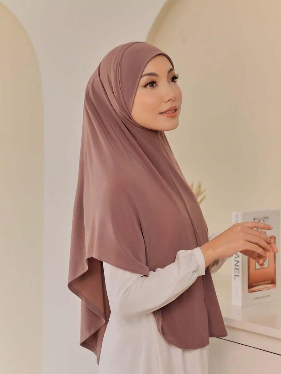 BRĄZOWA CHUSTA HIJAB 