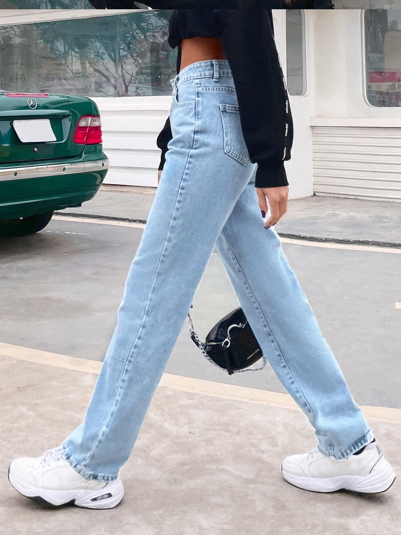 NIEBIESKIE SPODNIE JEANS