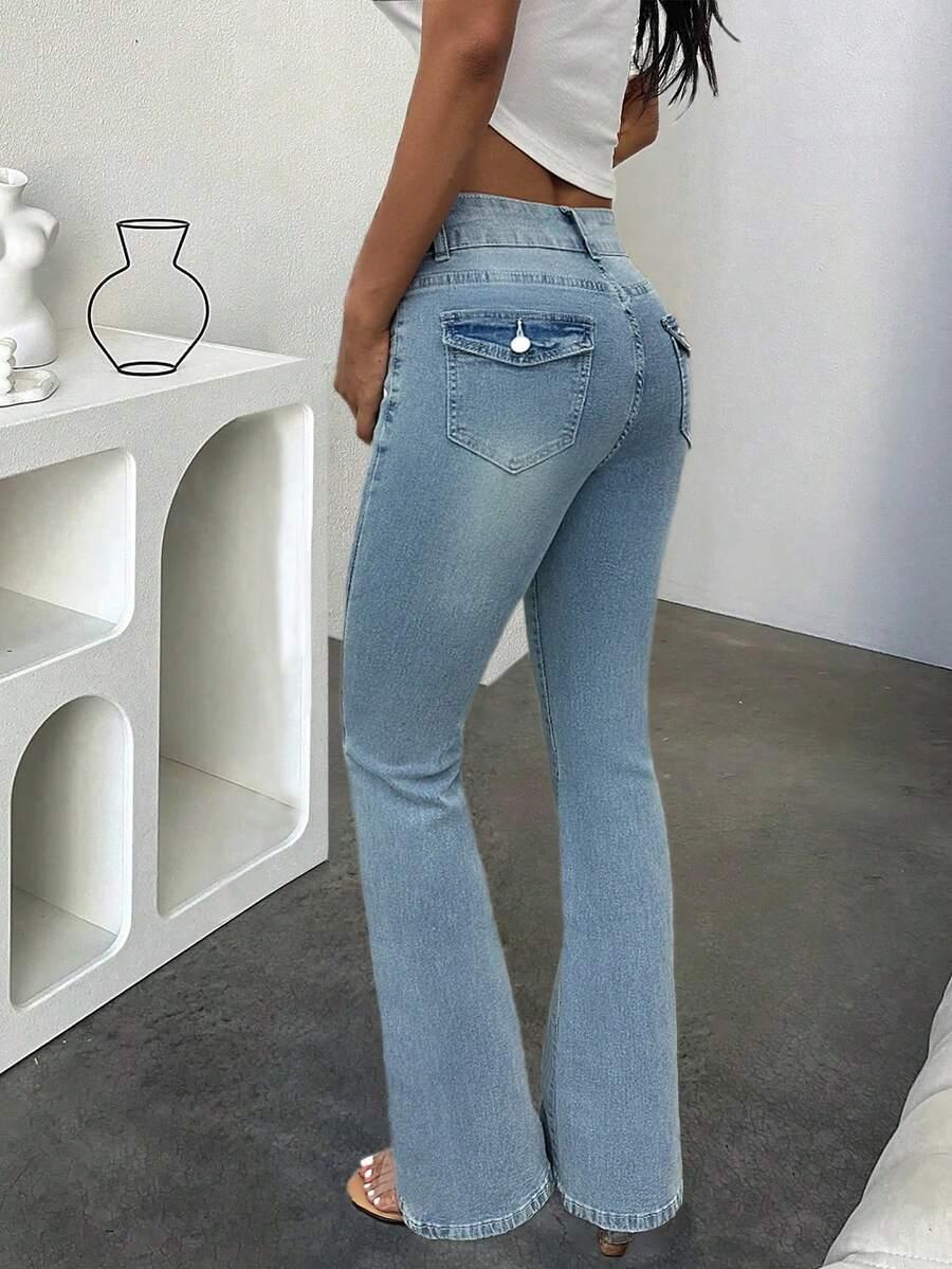 NIEBIESKIE SPODNIE JEANS