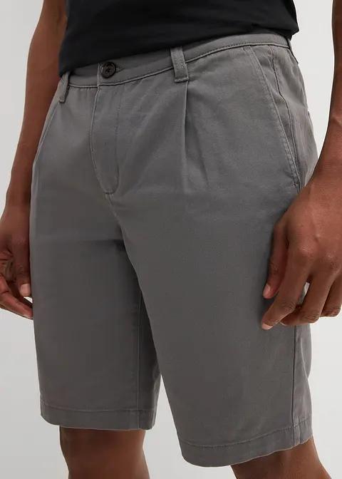 BERMUDY MĘSKIE BAWEŁNIANE PLUS SIZE PRZED KOLANO