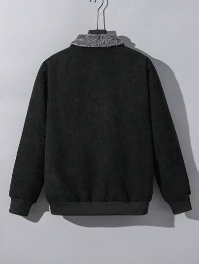 czarna ocieplana bluza
