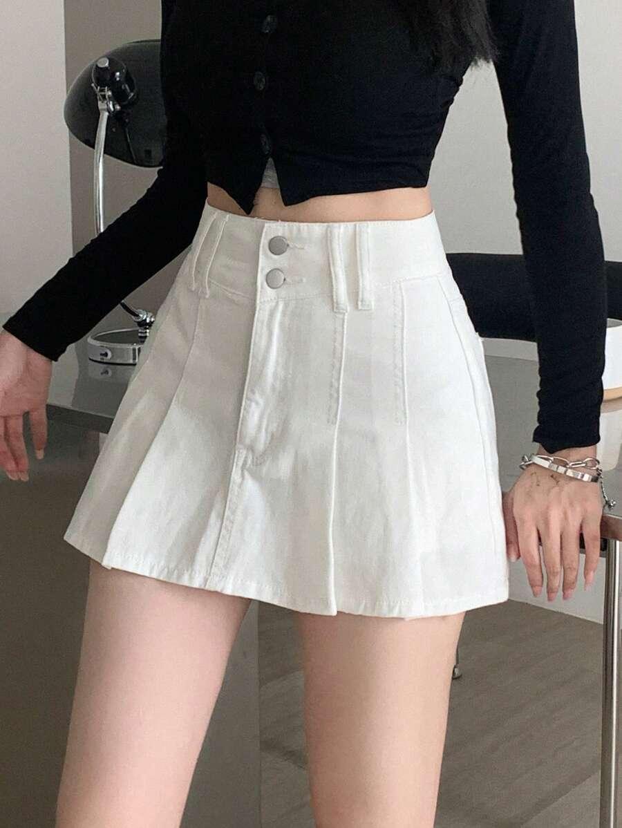 JEANSOWA MINI SPÓDNICA